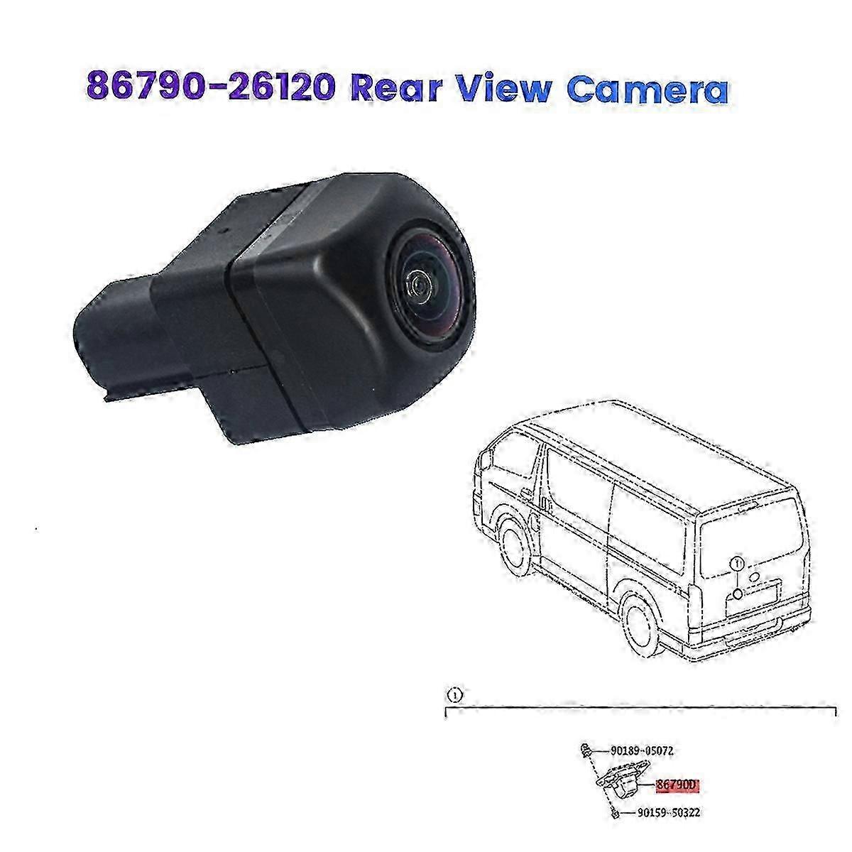 86790-26120 Car Back-Up Rear View Camera for Toyota Hiace 2013+ - FFA