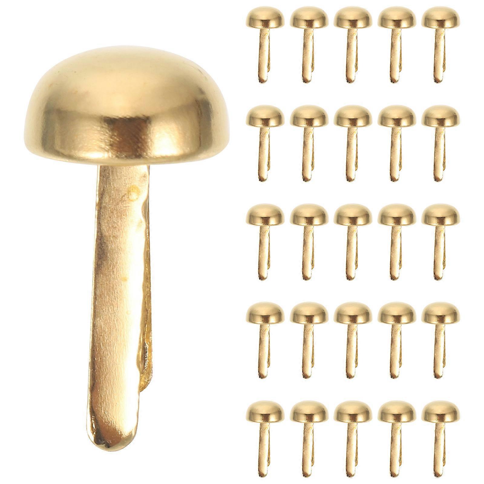 Decorative Pins for DIY Projects, Antique Nail Fasteners for Scrapbooking, Paper Cards, Art Supplies, Lightweight & Easy to Use, 100pcs Set