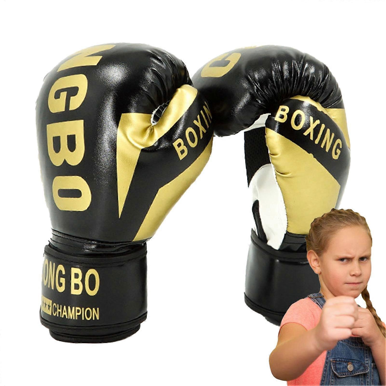 Boxing Gloves for , Soft and Safe, Fun and Protective Black