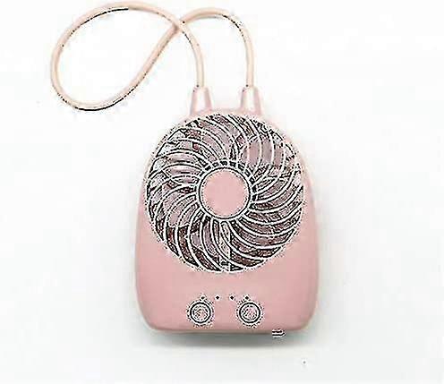 USB-Tischventilator für das Schlafzimmer, tragbarer Desktop-Elektroventilator, niedlicher rosa Handventilator