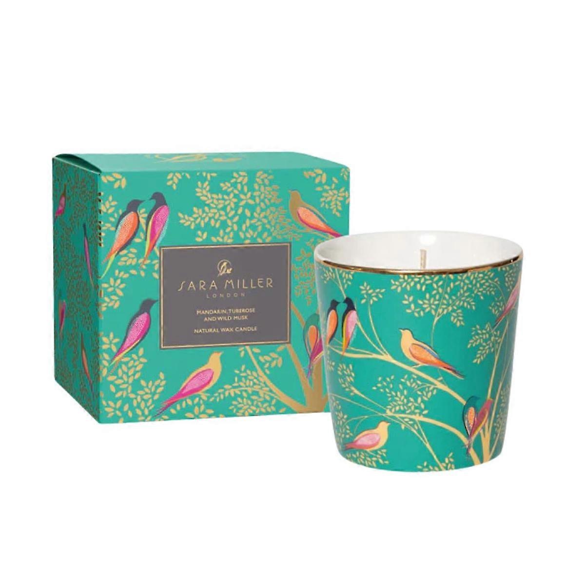 Sara Miller Green, Mandarin, Tuberose & Wild Musk Ceramic Candle