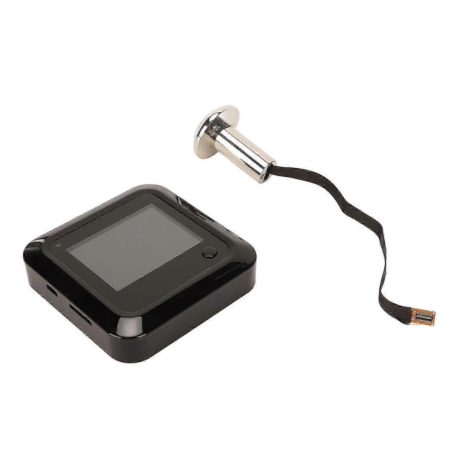 Campainha de vídeo grande angular 2.4 polegadas LCD câmera de segurança 0.3MP para casa