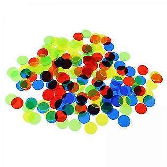 2-6pack 100 sztuk plastikowe żetony bingo markery do gier w ruletkę nauka matematyki