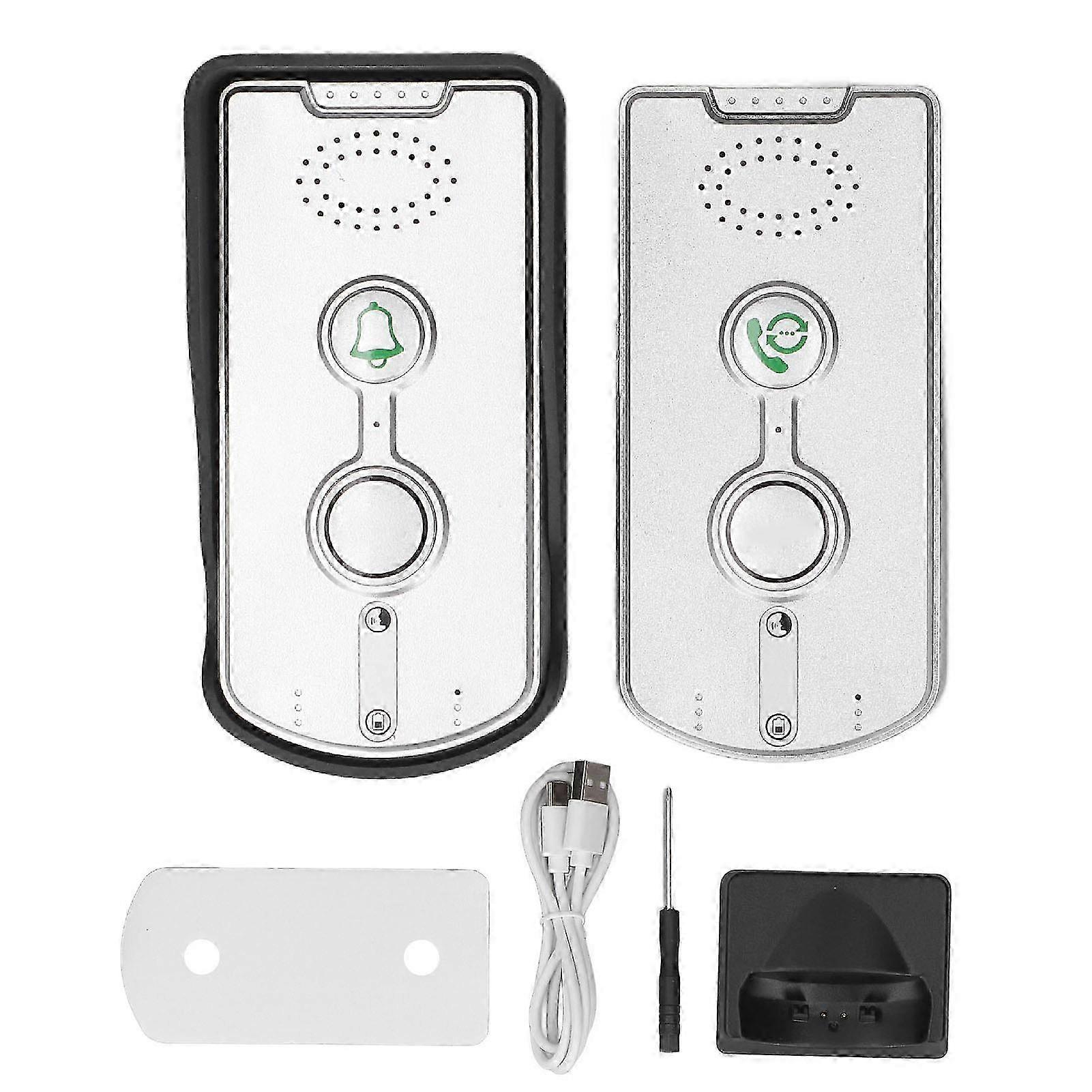 2025 2 Way Voice Intercom System Wireless Electronic Doorbell Intercomunicador for Patients