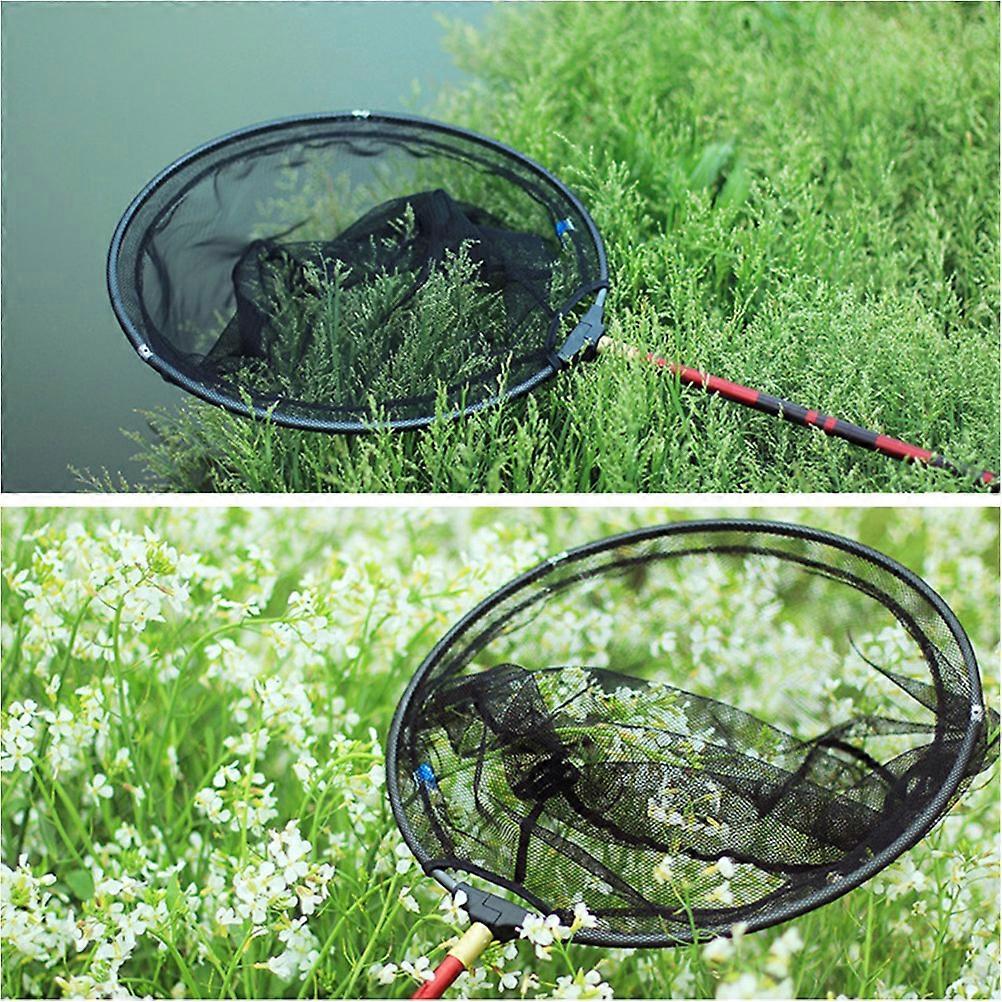 Lightweight Aluminum Alloy Fishing Net Head with Rustproof Screw Joint for Trout Catch and Release – Easy to Install on Fishing Rod