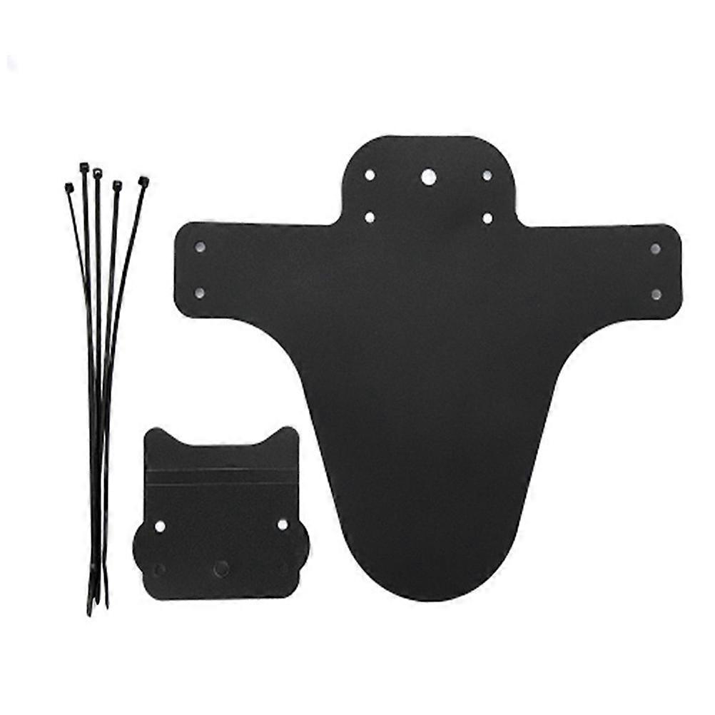 2 Sets Bike Mudguards for Front Fork Plastic Black Keep Out Mud and Rain Lightweight Easy to