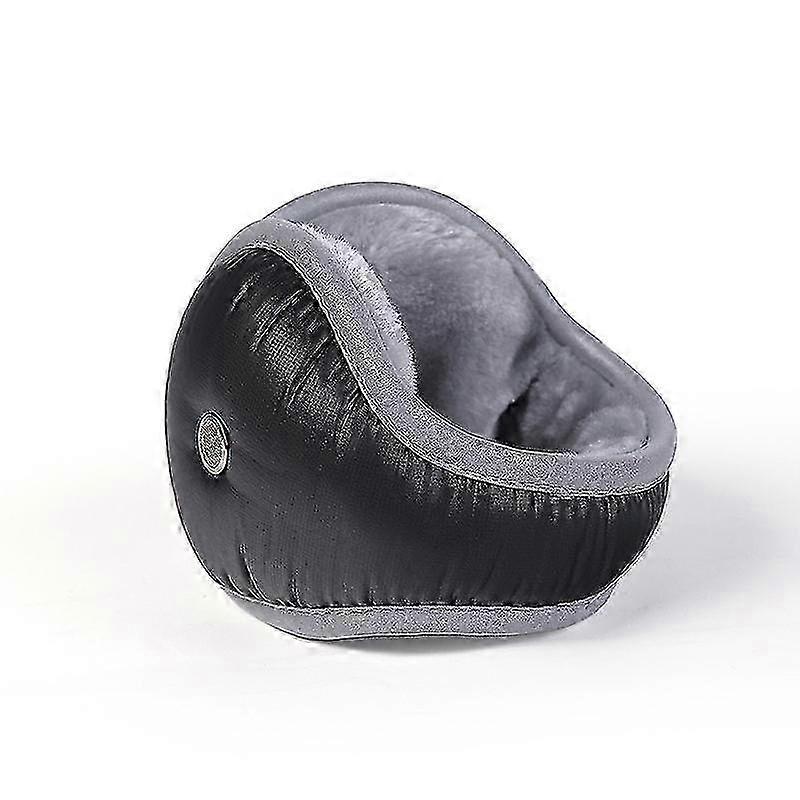 冬の暖かい折り畳み式防水イヤーマフ-ブラック