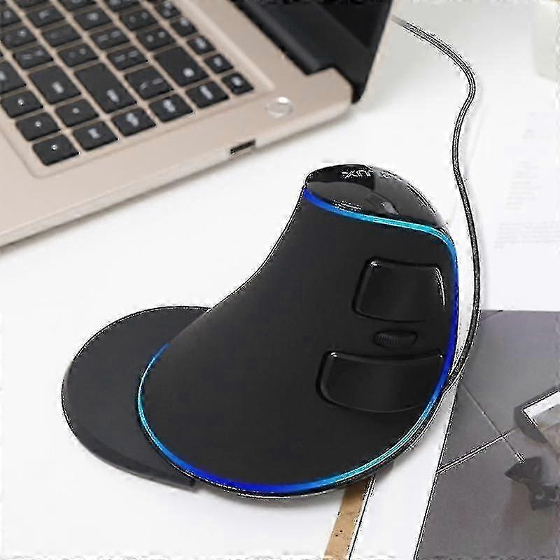 Computer Accessory Sets Delux M618 Plus Wired Blue Version Optical Mouse Ergonomic Vertical Mouse 1600dpi