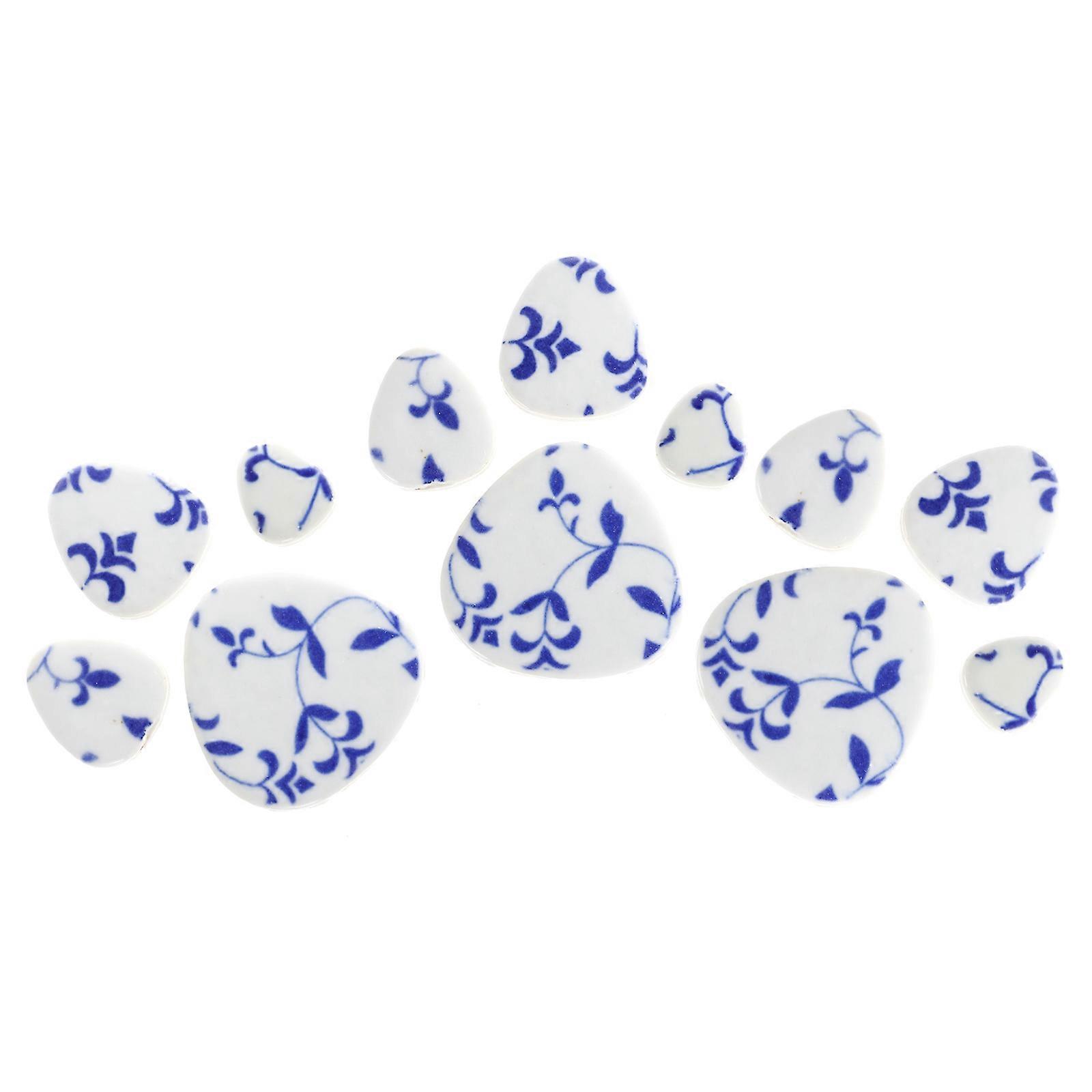 Pebble Tile Multi-colored Ceramic Mosaic Tiles for Kitchen Decor 1 Bag