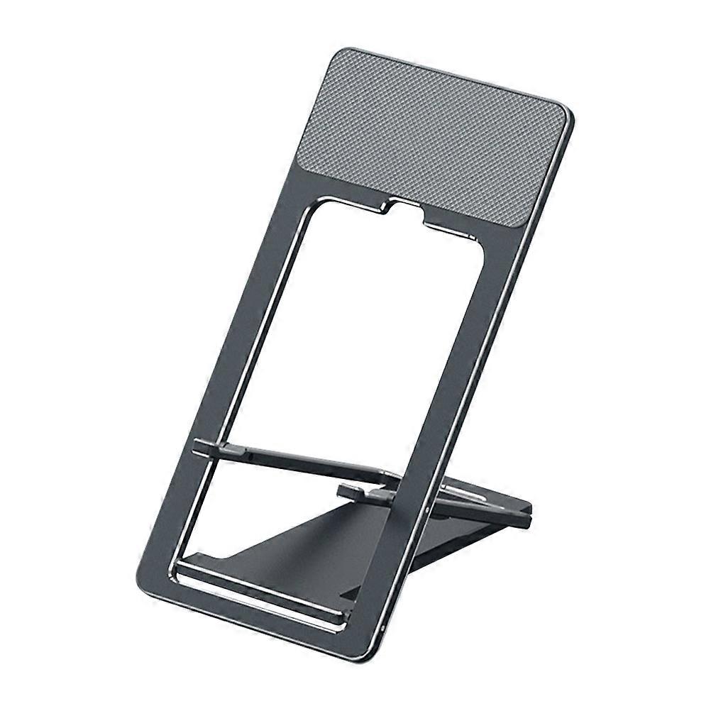 Adjustable Folding Phone Stand Multi Angle Mobile Holder for Smartphones Tablets Portable Desktop Rack Home Office Travel Durable Convenient Design