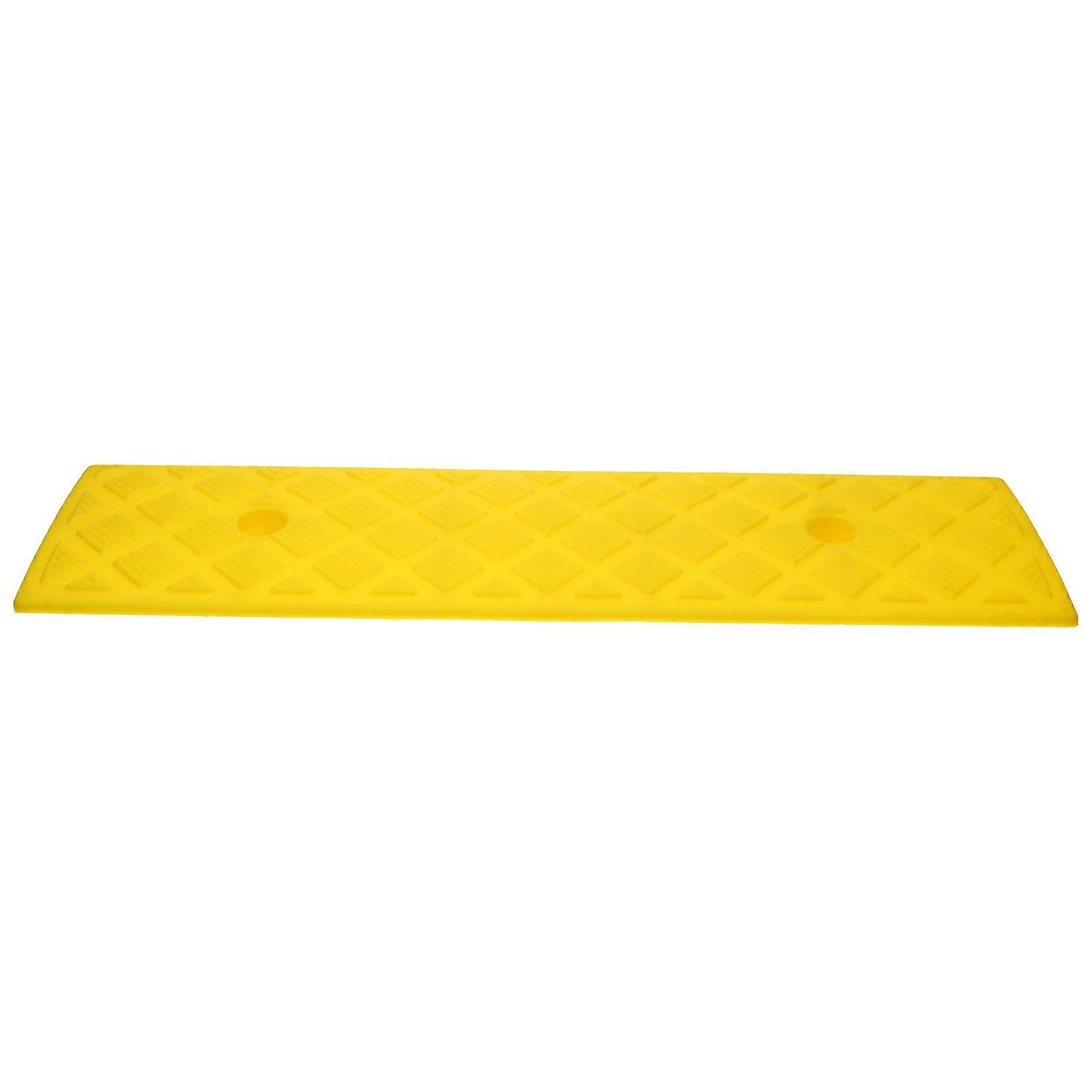 Ramps For Sidewalks Ramp Car Ramps Driveway Accessory Yellow 50.00X13.00X3.00CM Anti-slip 2Pcs