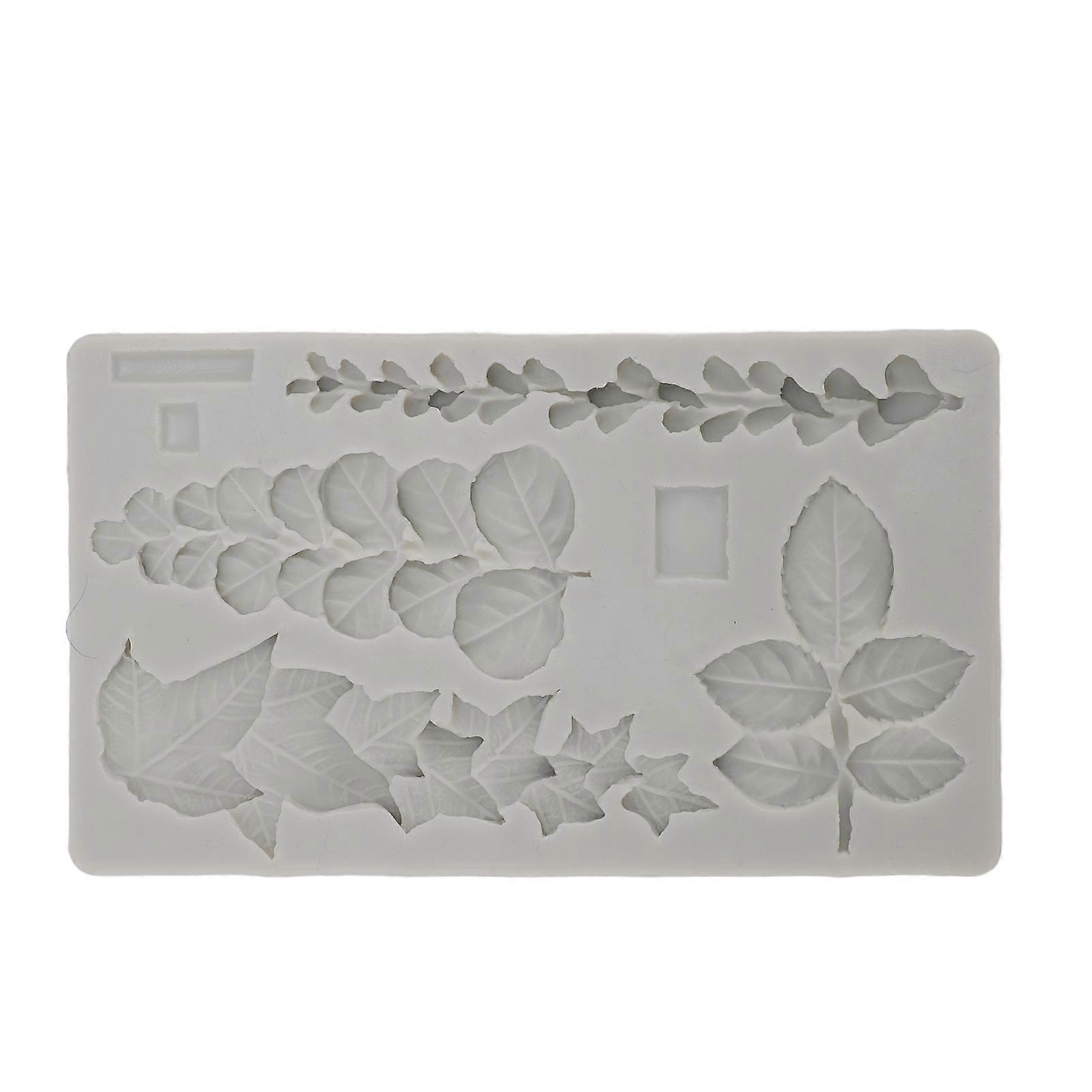 Leaf Shape Non-Stick Multifunction Silicone Mold Easy Release Cake Chocolate Decorating Mould