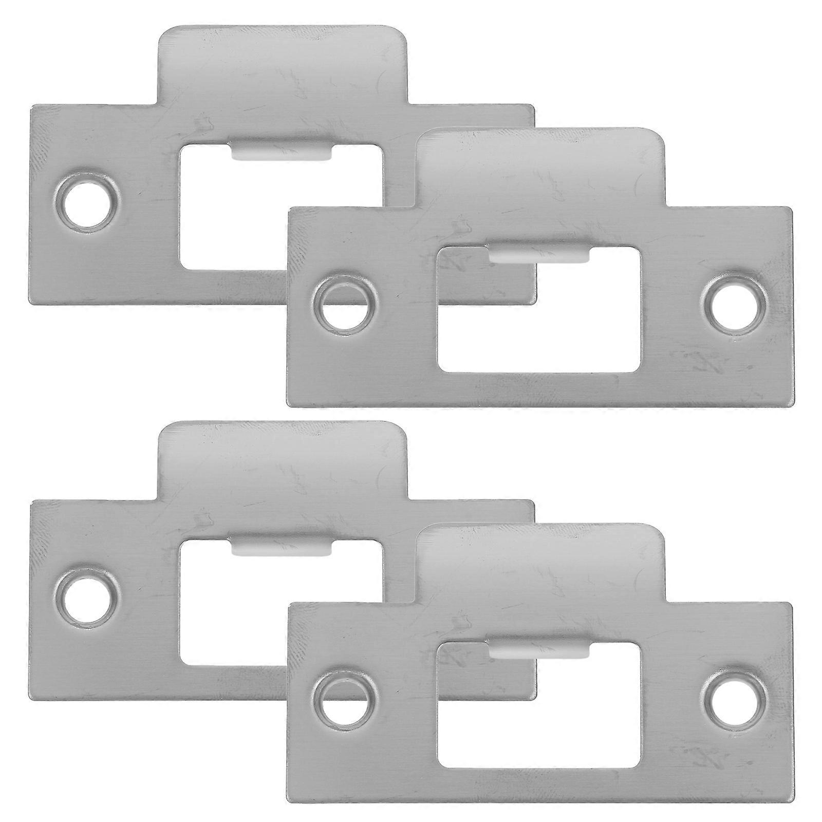 Deadbolt Strike Plate Door Hardware T-shaped For Diy Enthusiasts 4Set