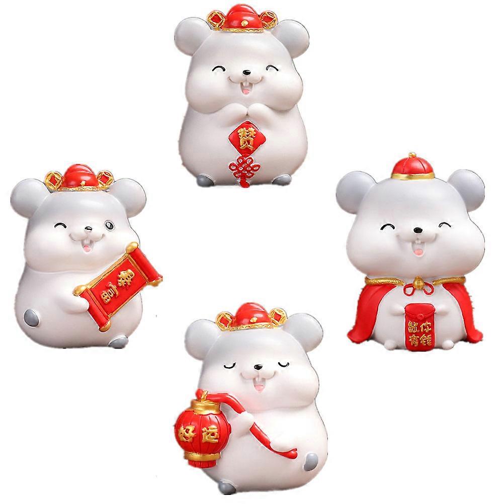 Resin Animal Decor Mouse Desktop Decoration Creative Design Home 6x4.5x6.5cm Saving Money 1Pack