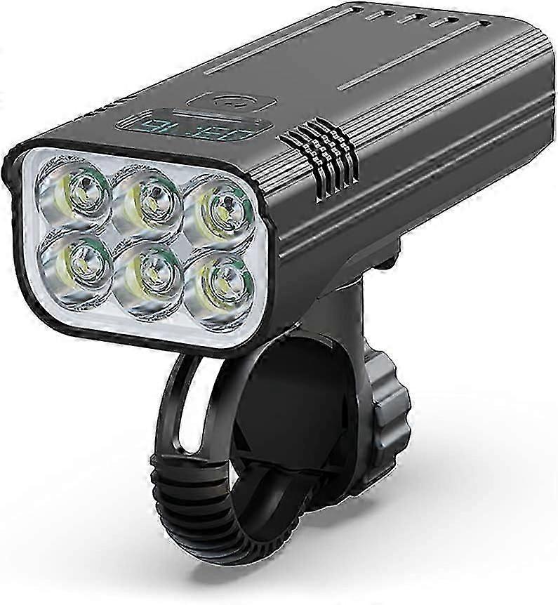 Bicycle Headlight, USB Rechargeable Bicycle Lights Waterproof Mountain Bike Front Light with 5 Hours High Mode 3000 Lumens 5 Modes Headlight