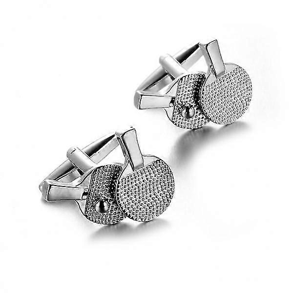 3xPingポンバットカフスシャツスーツカフスリンクメンズアクセサリーシルバー