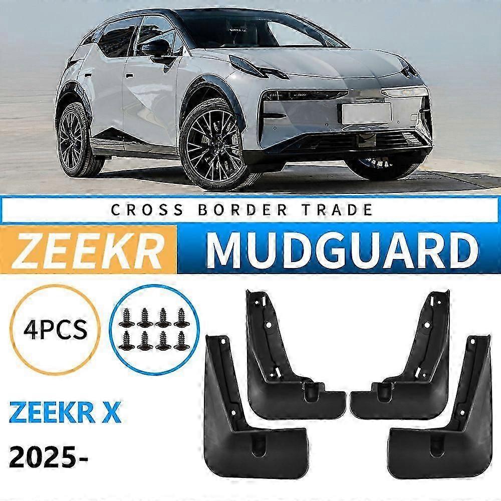 Applicable To Polar Krypton Zeekr X 2025  Flexible Rubber Fender Car Tire Splasher Modification