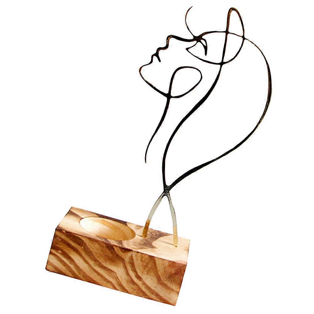 Elegant Abstract Decorative Candle Holder and Tea Light Stand for Home Tabletop, Valentine's Day and Event Centerpiece