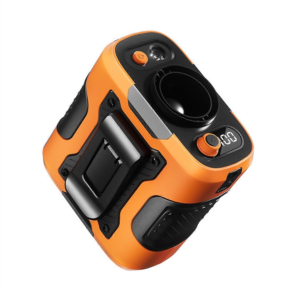 Portable Waist Fan 6000mAh Rechargeable Outdoor Neck&Waist Clip Fan with Strong Wind Power Bank & L