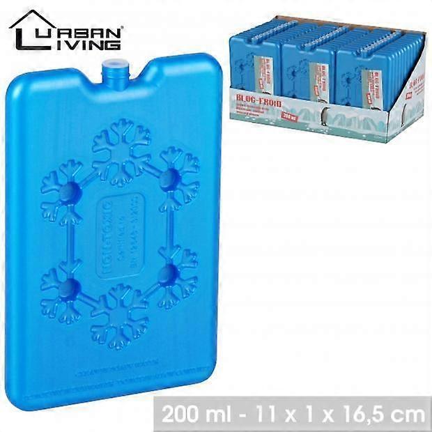 Blue 200ml Reusable Cool Ice Freezer Block Traditional Compact