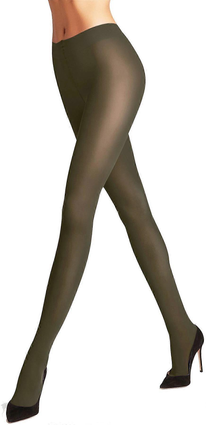 Falke Pure Matt 50 Denier Tights - Artichoke Green