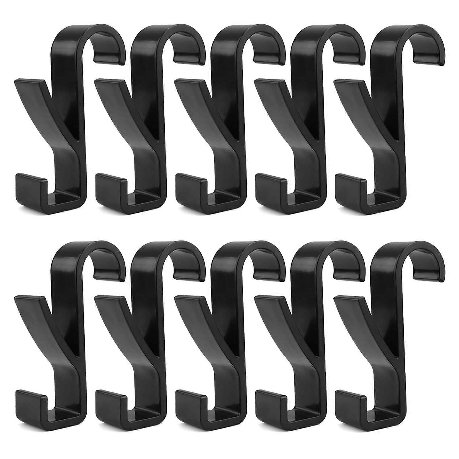 Hook Heating Bathroom Radiators Pack Of 10 Black ABS Towel Rail Hooks For Radiators Double Hook No Drilling