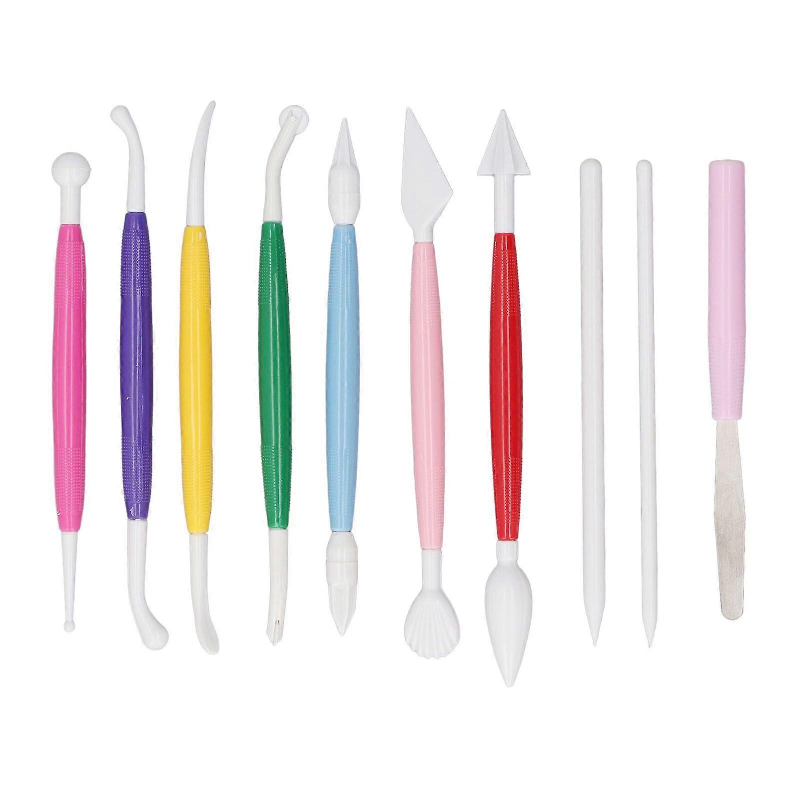 2025 Latest Model  10PCS Set Cake Decorating Hand Tool Plastic Fondant