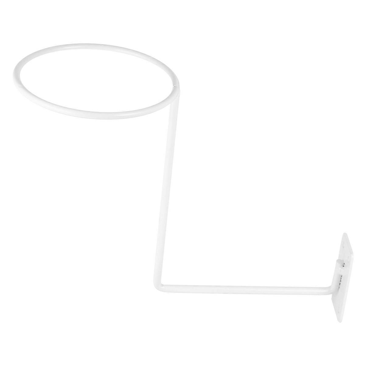 Motorcycle Gear Display Iron Hat Rack Stand Wig Display Stand White 1Pack