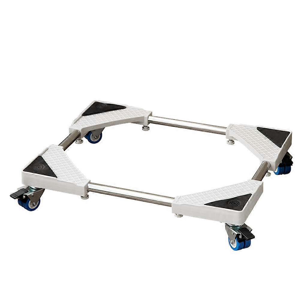 Bathroom shelving units, automatic washing machine base, movable bracket, telescopic bracket