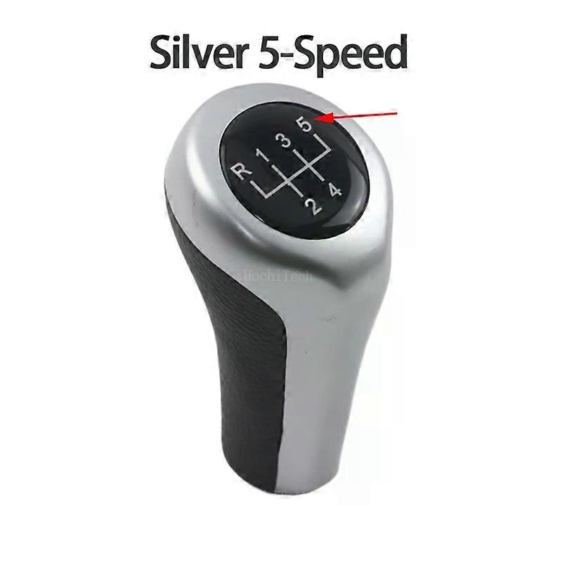 Leather Gear Shift Knob Fit For BMW 1 3 5 6 Series E30 E32 E34 E36 E38 E39 E46 E53 E60 E63 E83 E84 E90 E91~00234