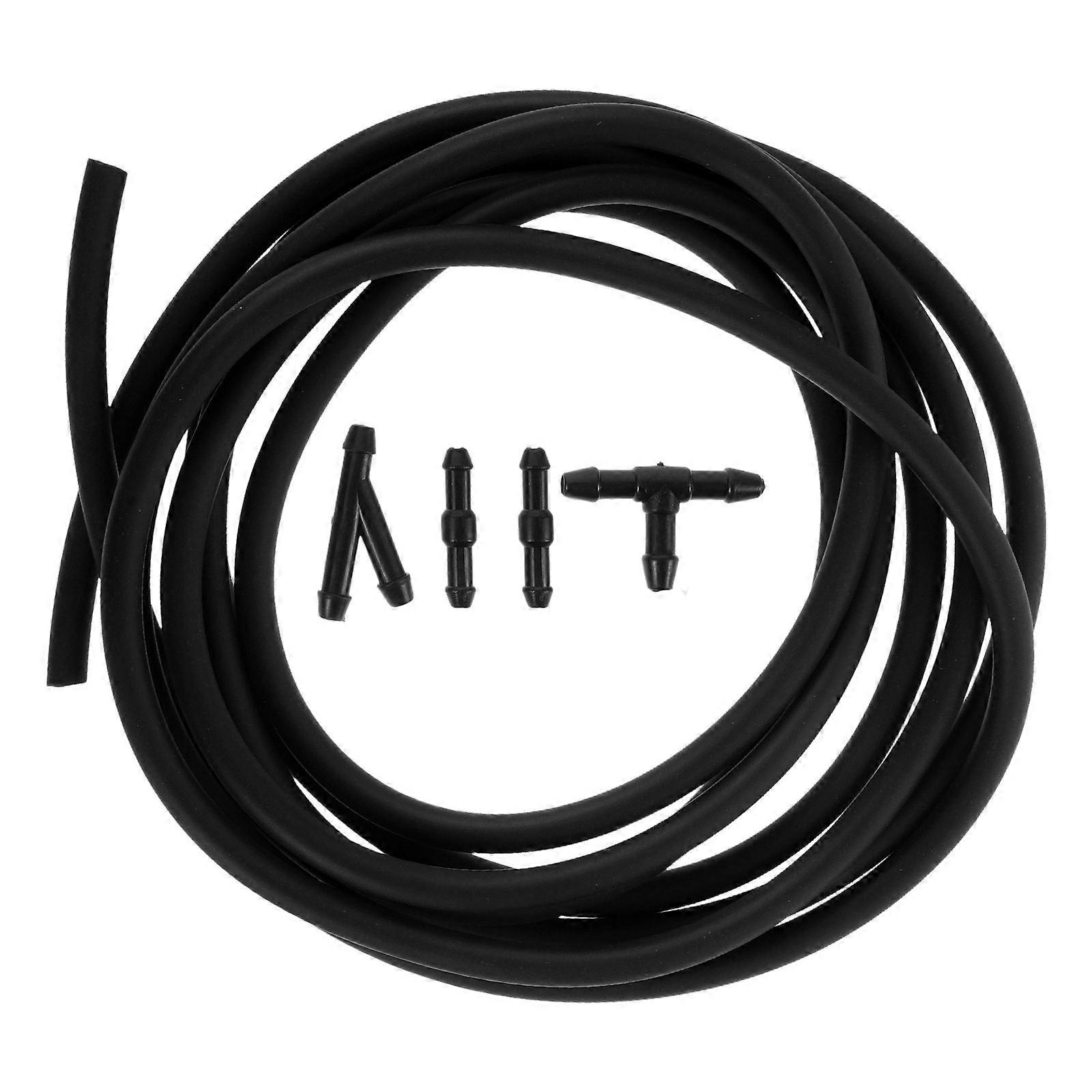 Car Windshield Washer Hose Wiper Hose Connectors Tear Resistant Sealed Connection 1Set