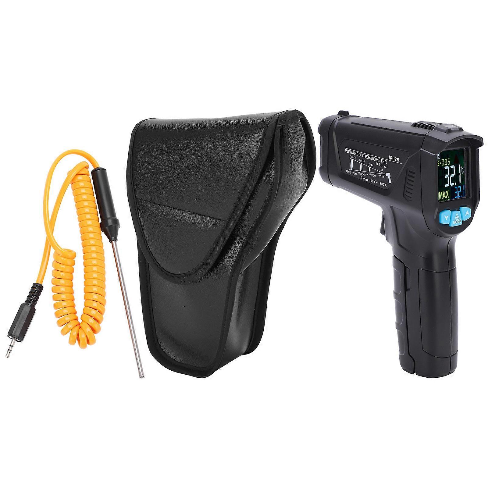 IR02B 50℃800℃ Infrared Thermometer Industrial Water Oil Air Conditioner Temperature Meter Tester