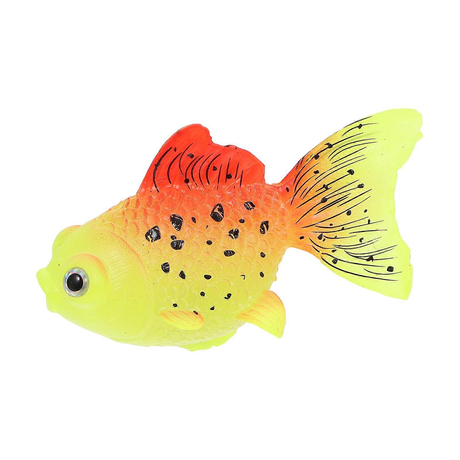 Luminous Goldfish Aquarium Decor – Realistic Artificial Fish Ornament for Fish Tanks, Lifesize Design with Fine Craftsmanship for Natural Aquarium