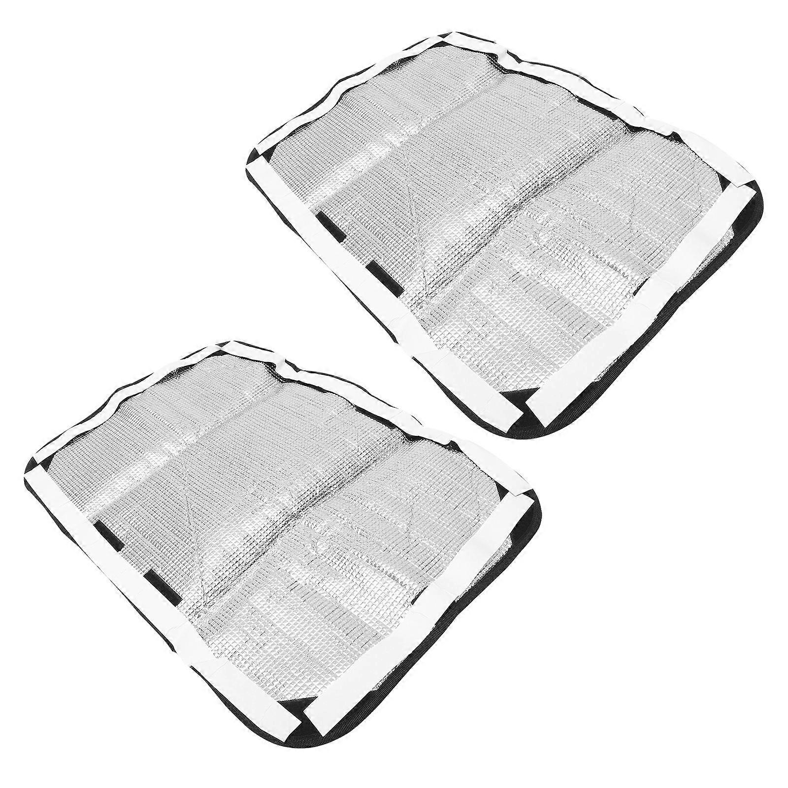 2kpl matkailuauton ovi-ikkunan aurinkosuojan suojat UV-kestävät yksityisyyden ja mukavuuden takaamiseksi retkeilyssä ja ulkoilussa