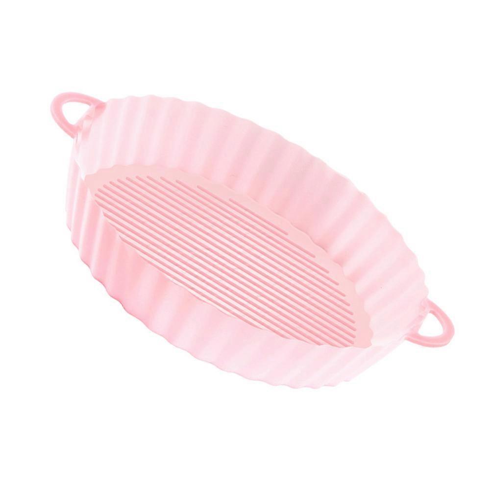 Reusable Air Fryer Silicone Pot Non-Stick Design Home Cooking 21X18.5X4CM Prevent Food Sticking 1Set