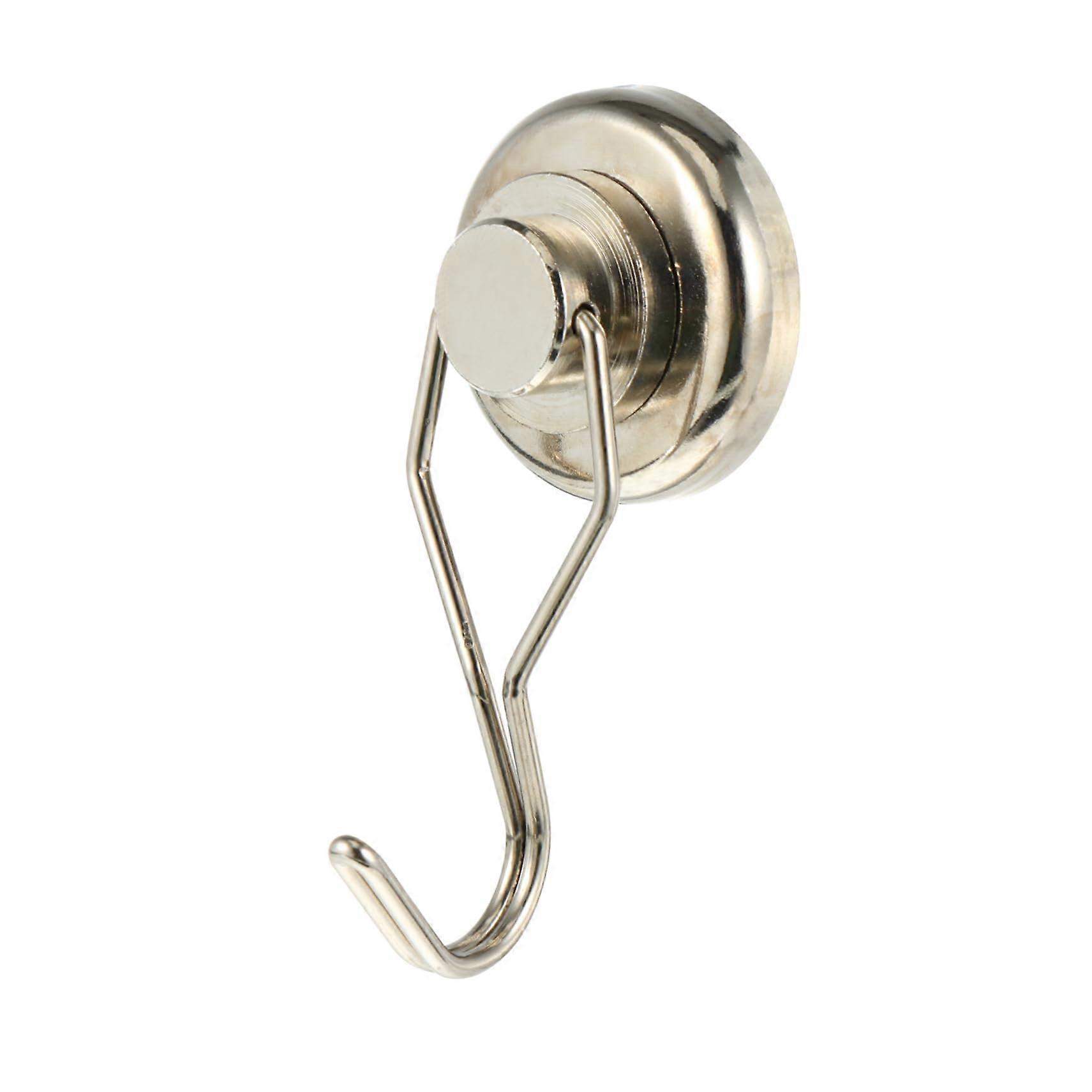 1 Piece Swivel Hook Rotatable Hook Magnet Silver