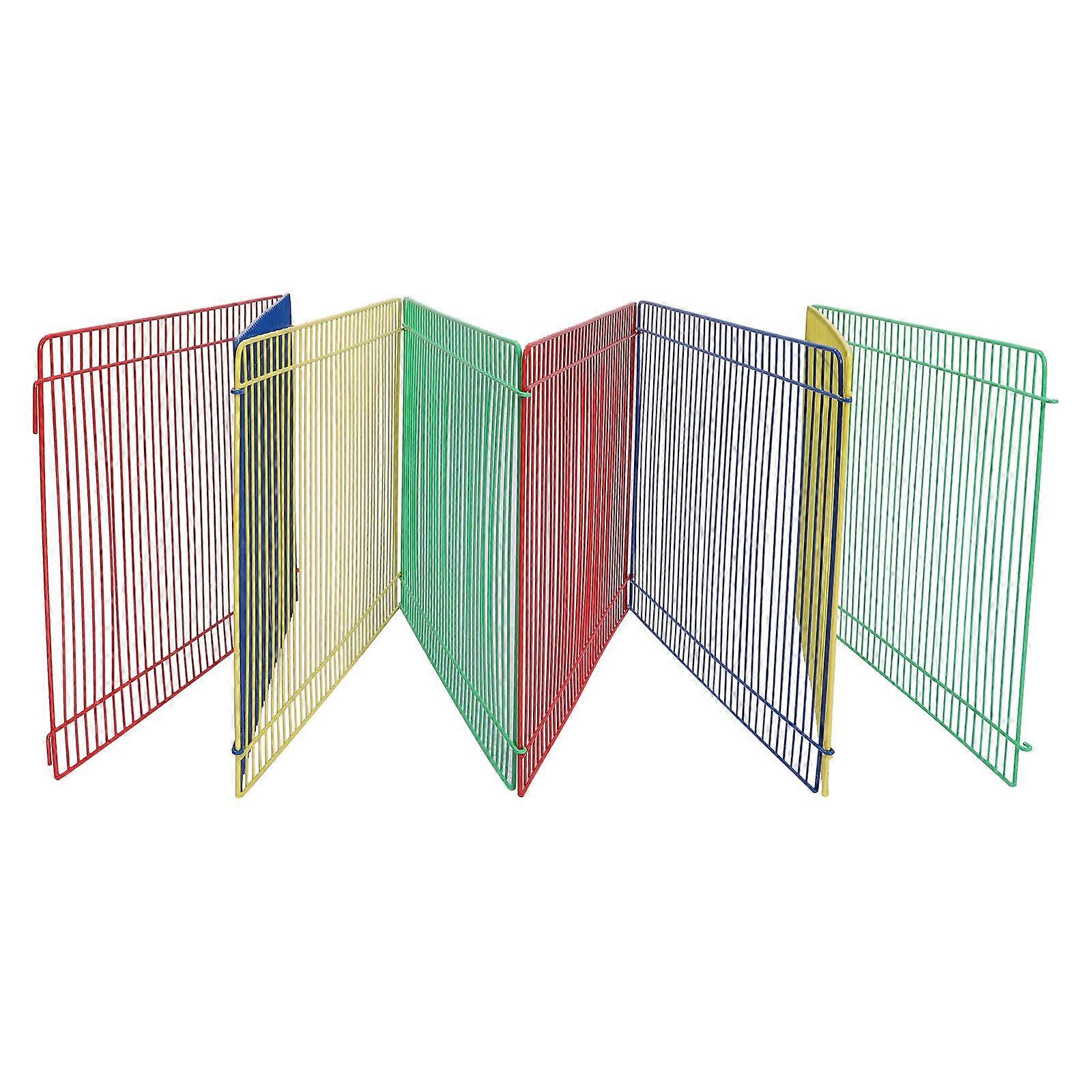 8pcs Small Animal Playpen Panels for Hamsters, Guinea Pigs, Chinchillas, Hedgehogs – Indoor/Outdoor Exercise Fence & Hideout Enclosure