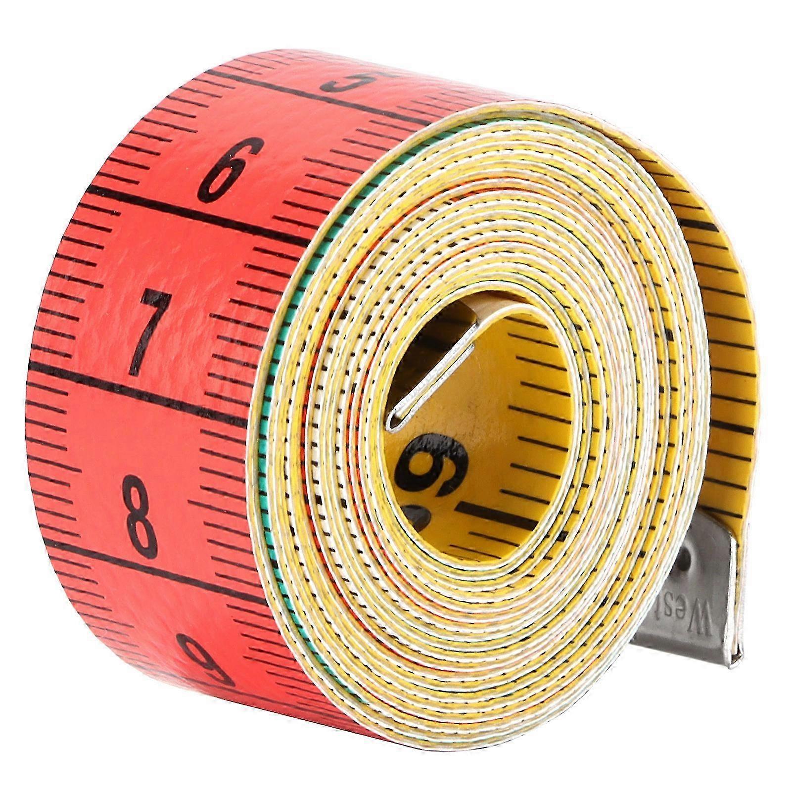 Colored Soft Tape Measure with Concealed Buckle Ruler for Fabric Sewing and Knitting