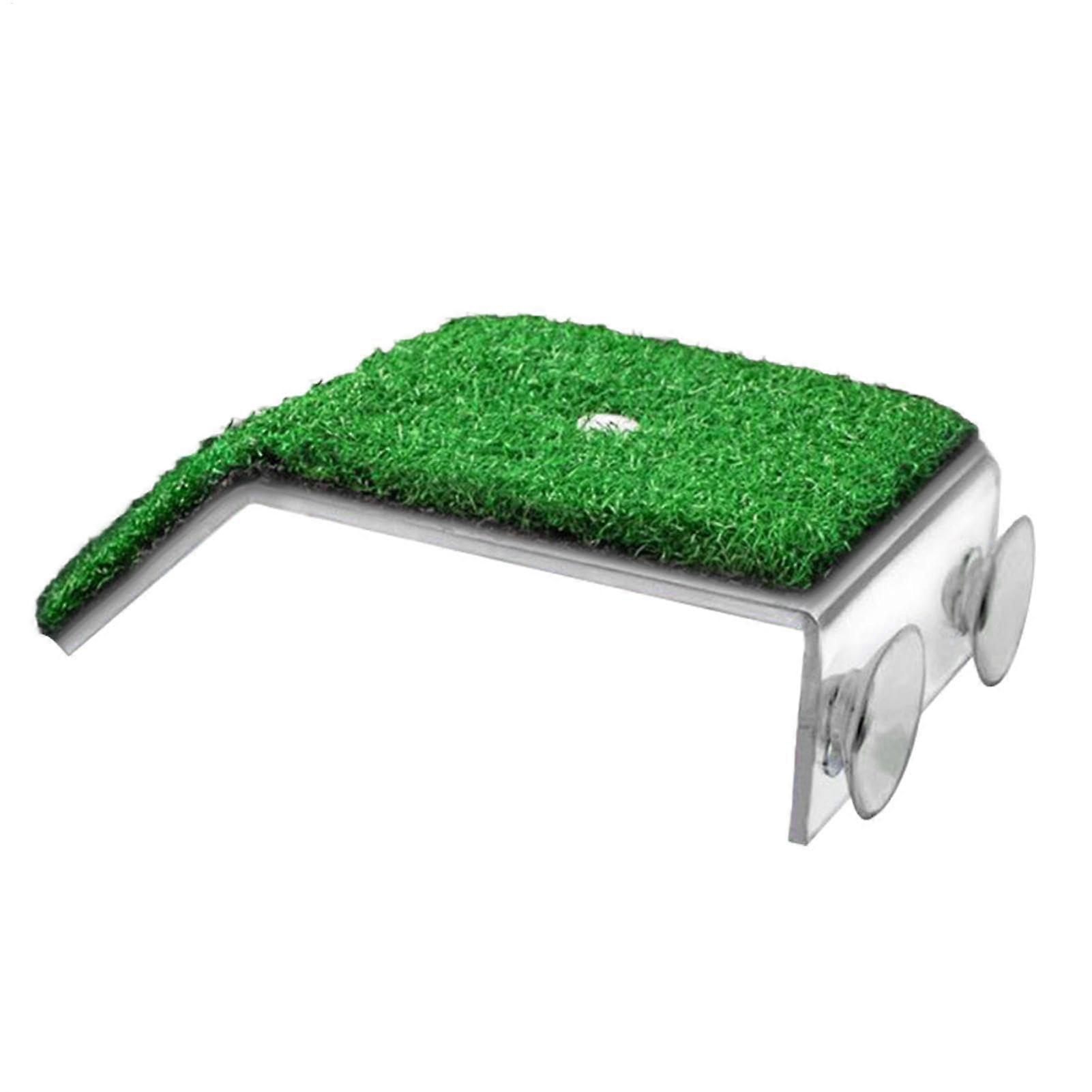 Turtle Dock for Aquatic Turtles, Cozy Habitat Area, Easy Access Step for Aquarium, Newts, Frogs, Amphibians