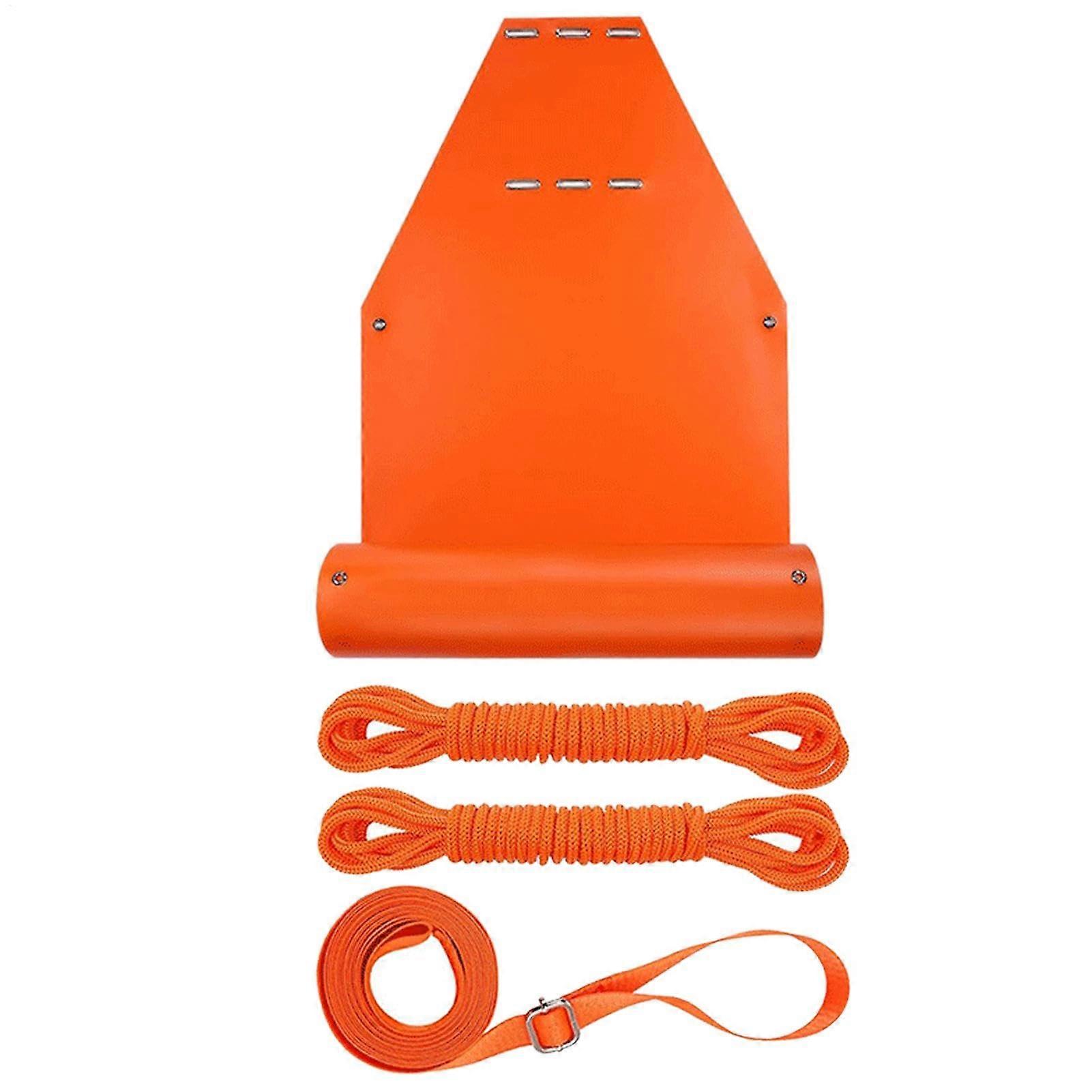 Deer Drag Sled Wildw Orange Performance Tractor Multipurpose Hunting Sledge Pulling Weights Ice Fishing Camping Gear