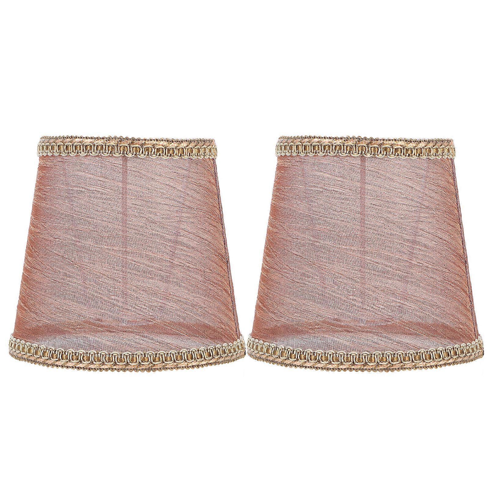 Hanging Lampshade For Wall Lamp 15X15X14CM Fabric Material 2Pack