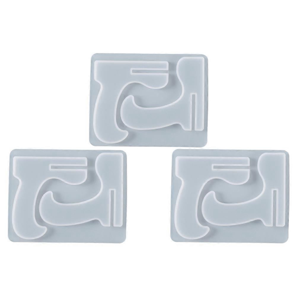 3Pcs Silicone Molds For Phone Support Designed For DIY Lovers Simple Design And Practical Functions