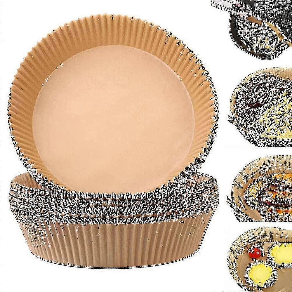 100 st non-stick bakplåtspappersfoder för fritöser