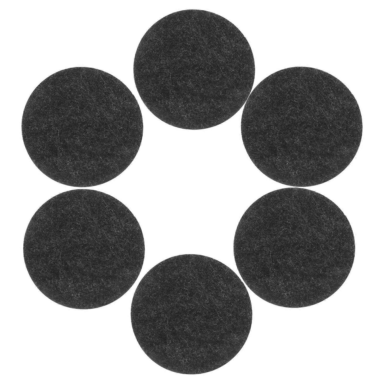 6pcs Absorbent Felt Coasters – Stylish Cup Mats for Home, Office, or Bar – Minimalist Design with Storage Holder to Protect Tables from Moisture