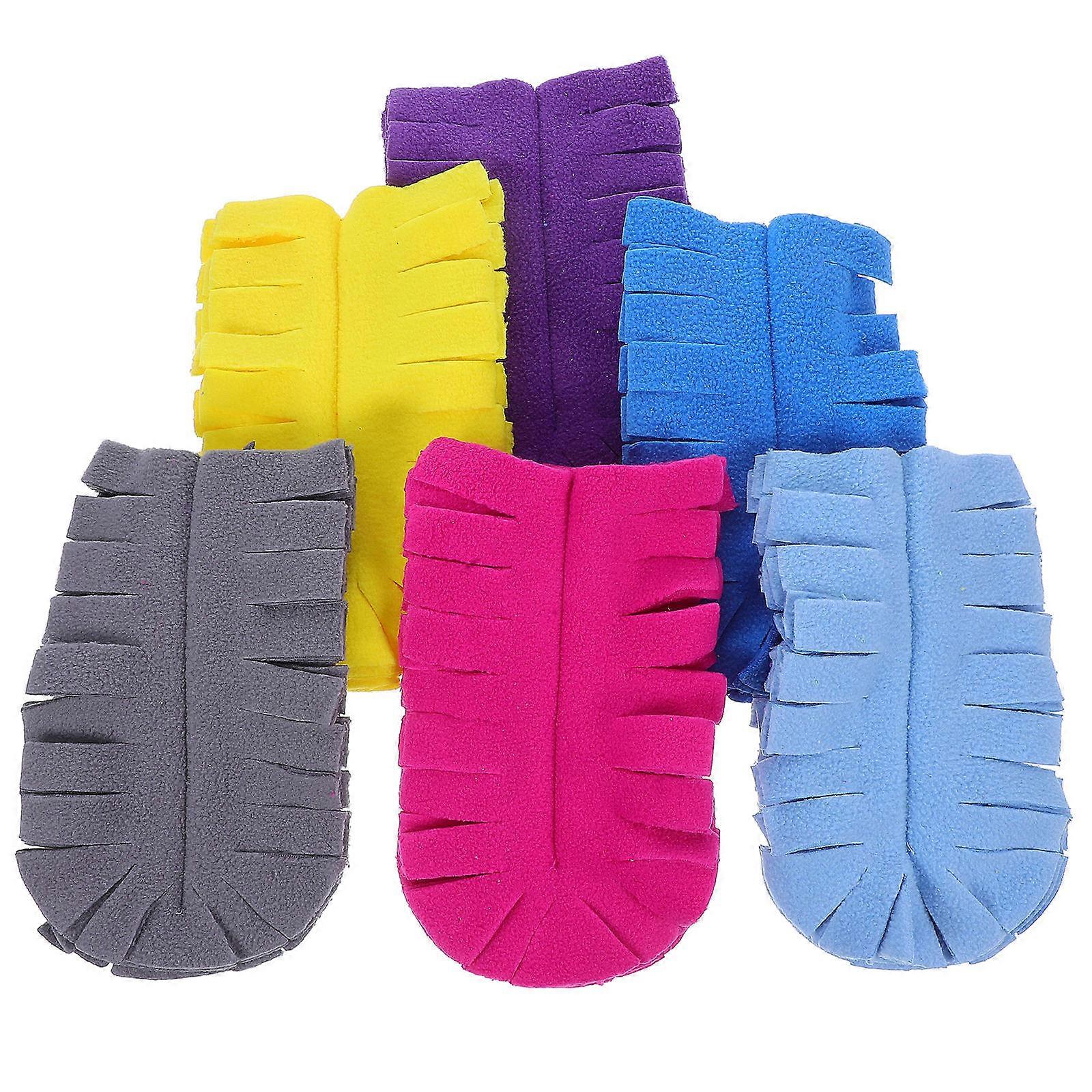 6pcs Reusable Washable Duster Replacement Heads for Efficient Dust Removal, Compatible with Various Handles, Ideal for Home Office and Car Cleaning
