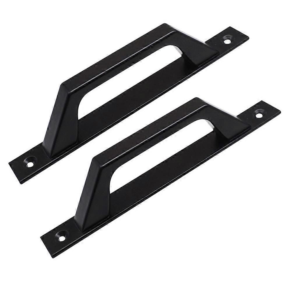 Bar Pull Handle 2Pcs Black Versatile Use for Open and Close Door Use
