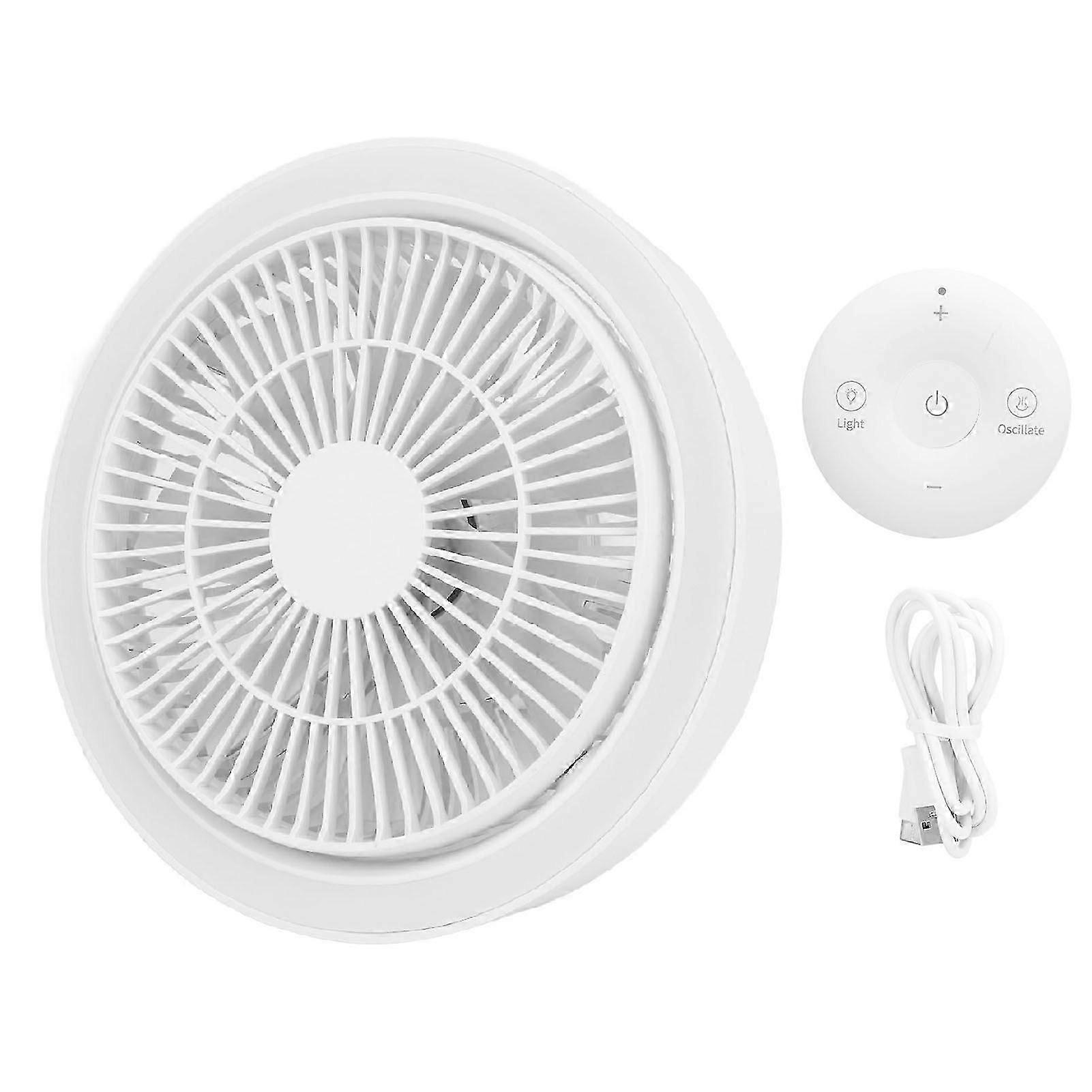Rechargeable LED Camping Fan  Remote Control & 3 Brightness Levels