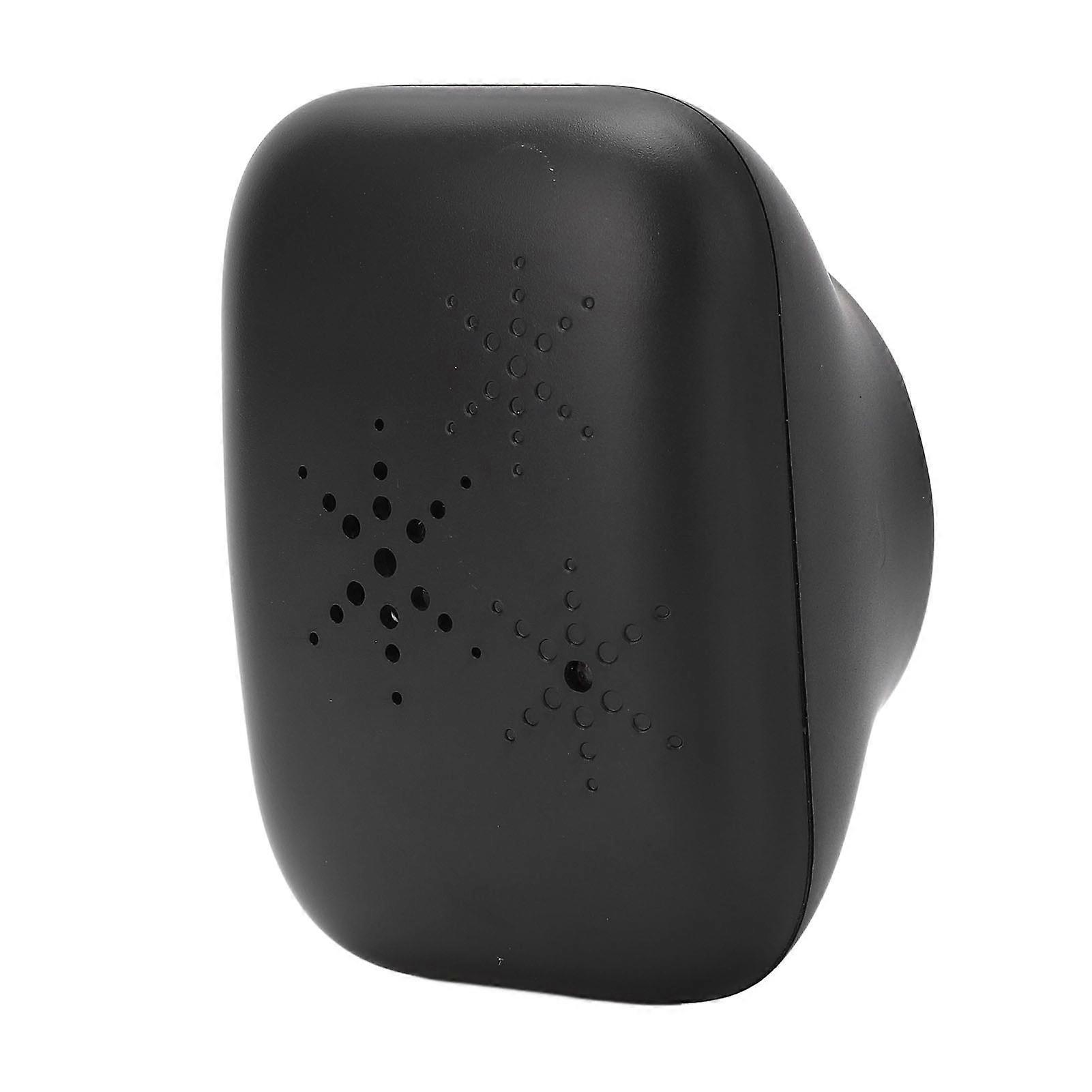 Wireless Music Doorbell Battery Free Self Generating Long Control Distance Black AC110‑