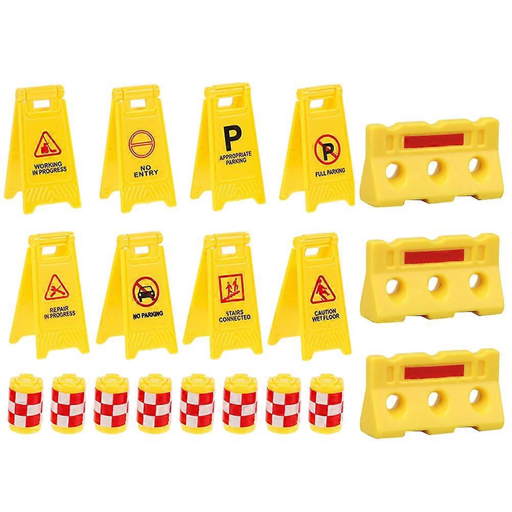 Traffic Sign Set for Traffic Cones – Educational Street Signs Playset for Imaginative Learning and Family Fun
