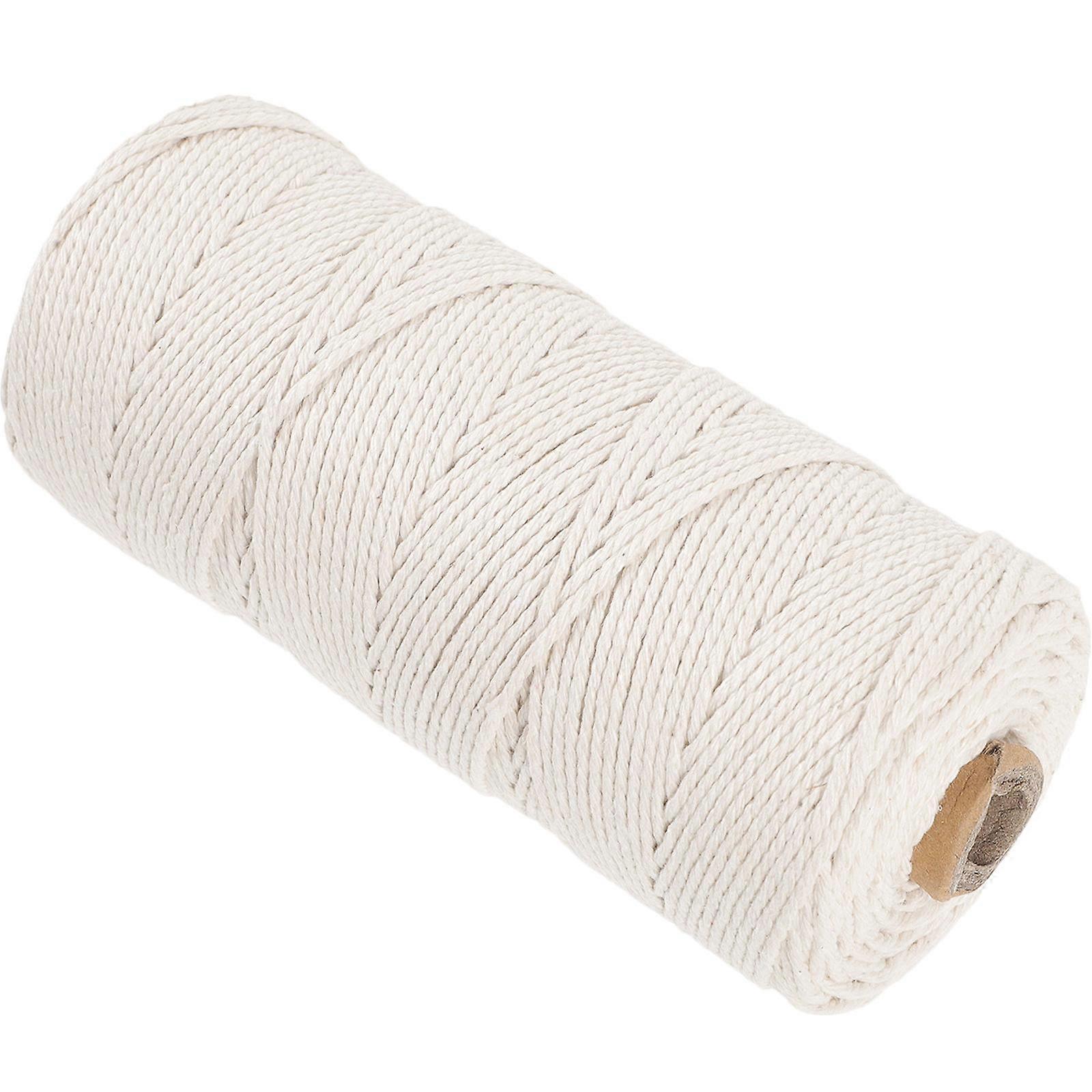 Diy Cotton Rope Soft Twisted Cord For Crafting Wrapping Wall Hanging Decor And Flexible Twine For Various Diy Projects